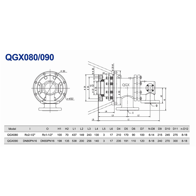 QGX series Steam Rotary Joints
